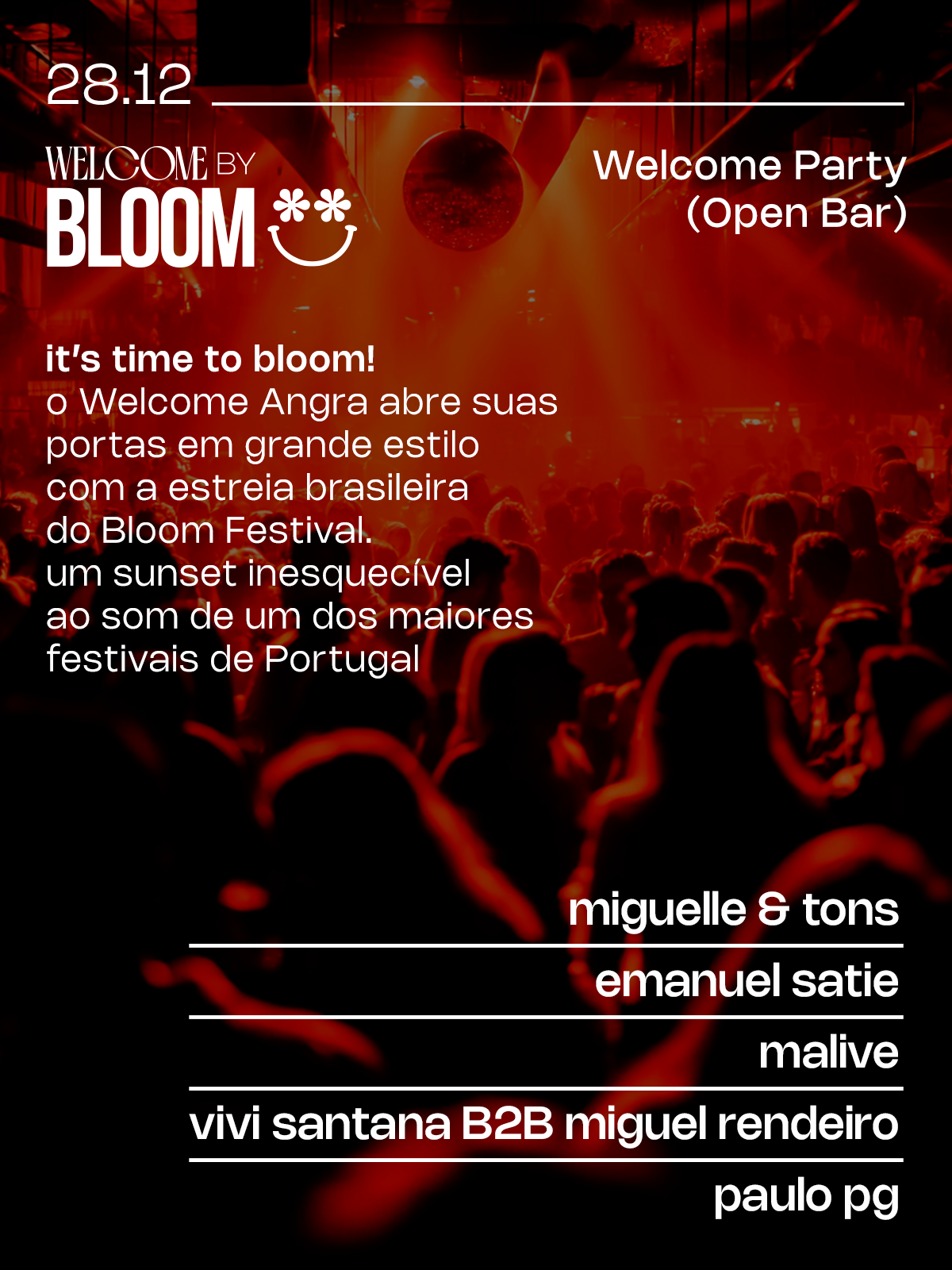 Imagem do evento Welcome Sunset (Pessoas assistindo ao por do sol)